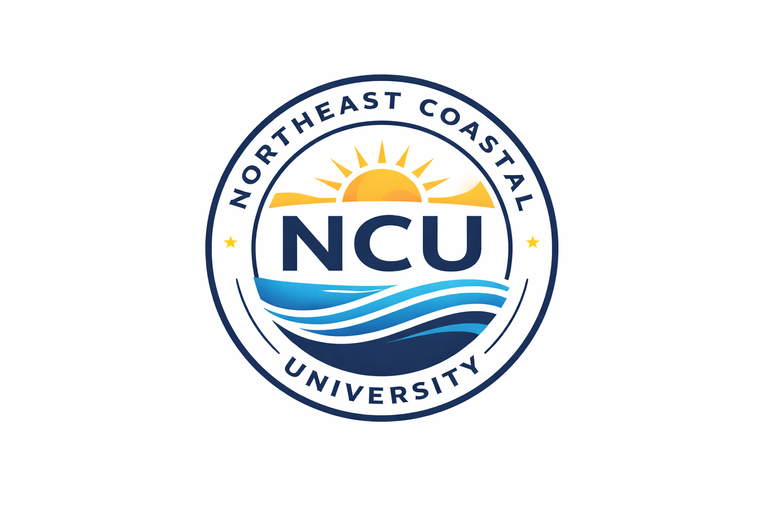 Northeast Coastal University seal